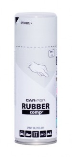 Spray RUBBERcomp Car-Rep White semigloss 400ml