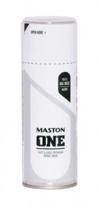 Spraypaint ONE - Gloss white RAL9010 400ml