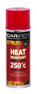 Spraypaint Car-Rep Heatresistant Red 250C 400ml