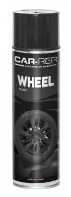 Spraypaint Car-Rep Wheel Black Acryl 500ml