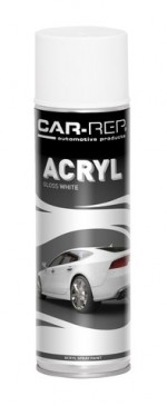 Spraypaint Car-Rep White gloss Acryl 500ml