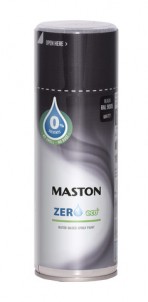 Spraypaint Zero Black matt RAL9005 400ml