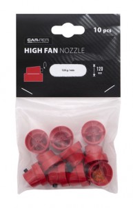 Car-Rep Nozzle Set 10 pcs Wide Fan High 120mm (red-black)