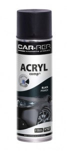 Spraypaint Car-Rep ACRYLcomp Primer Black 500ml