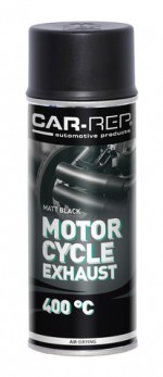 Spraypaint Car-Rep Motorcycle Exhaust Black matt 400ml heat res.400C