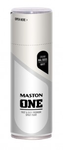 Spraypaint ONE - Matt Cream RAL9001 400ml