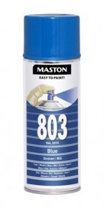 Spraymaali 100 - Sininen 803 400ml RAL5010