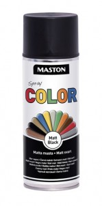 Spraymaali Color Mattamusta 400ml