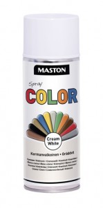 Spraypaint Color Cream White Gloss 400ml