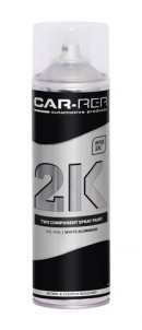 Spraypaint Car-Rep 2K White Aluminium RAL9006 500ml