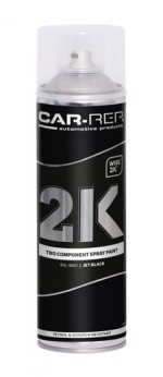 Spraypaint Car-Rep 2K Jet Black RAL9005 500ml