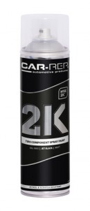 Spraypaint Car-Rep 2K Jet Black matt RAL9005 500ml